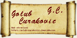 Golub Curaković vizit kartica